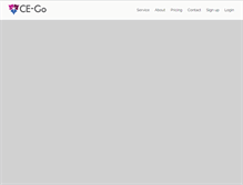 Tablet Screenshot of ce-go.com